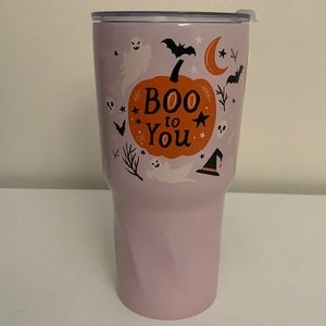 Halloween Pink stainless steel tumbler. Brand New.